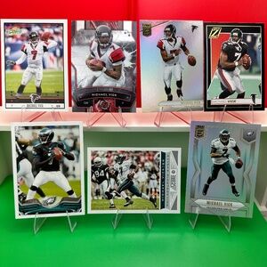 Michael Vick lot of 7 (Falcons, Eagles)